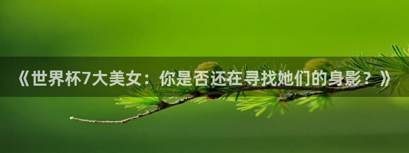 世界直播：《世界杯7大美女：你是否还在寻找她们的身影？》